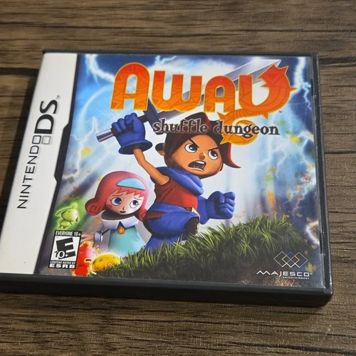Away: Shuffle Dungeon Role Playing Nintendo DS Majesco 2008 Manual Included