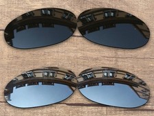 Vonxyz Polarized Lens for-Costa Del Mar Fathom Retro Black Silver-Combo Pack