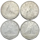 1960, 1961, 1962 & 1963 Canada Silver Dime Lot – 80% Silver Canadian 10 Cents