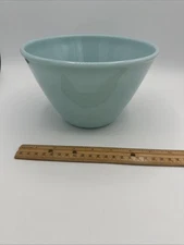 Fire King Delphite Blue MCM Splash Proof Medium Mixing Bowl 7” ID x 4.75" High