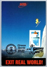 3323 Extreme Sports Snowboarding FDC Maxi Card