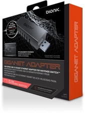 Switch Accessory: Power - BIONIK Giganet High - Speed Ethernet - Black Adapter [