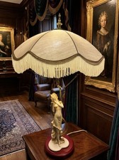 Beautiful Vintage Table Lamp with Floral Design