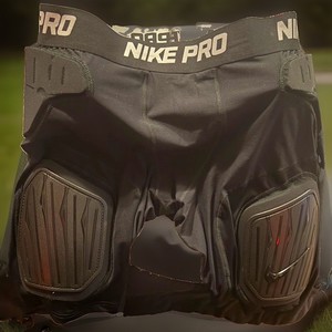 Nike Pro Padded Football Thigh Pad Girdle Shorts Black Unisex Adults XXL