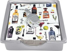 BOURBON  NAPKIN BOX SET | SIER | BRILLANTE | S |