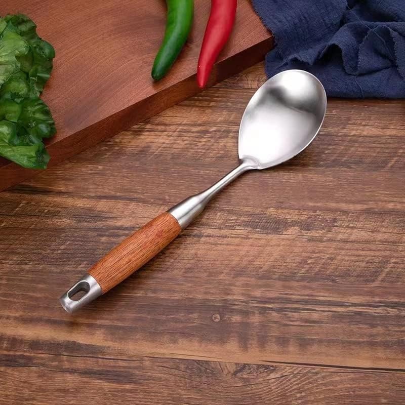 REDANT Large Serving Spoons for Buffet 18/8 Stainless Steel Cooking Spoon Rice