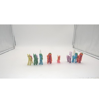 SweetBox Pony Mini Figure Lot of 8 Colorful Collectible Toy Horses Ponies