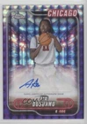 2024-25 Topps Chrome Purple Geometric Refractor Ayo Dosunmu #TCA-ADO Auto 1c5x