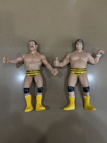1987 LJN WWF Killer Bees Tag Team Brian Blair & Ji...