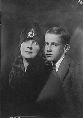 Washington D.C. Fuller, H.G. Mrs. and Son Portrait 1929 Arnold Genthe