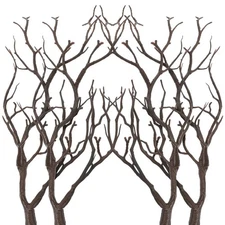Plastic Tree Branches 4Pcs Manzanita Branches Halloween Decor Artificial Antl