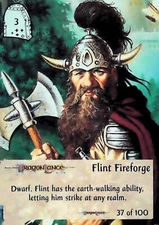 Spellfire CCG Flint Fireforge - Dragonlance 37/100