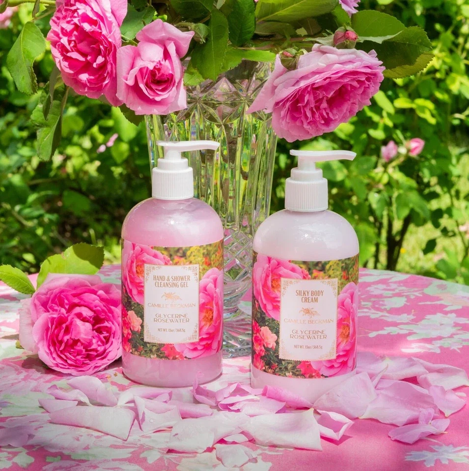 Camille Beckman Специальный Ценный Комплект - Глицерин Розовая вода + Дополнения, Отличный Подарок! - Изображение 2 из 4