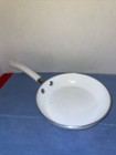 Pampered Chef Aeternum+ 8" Ceramic White Small Sauté Skillet EGG Frying Pan
