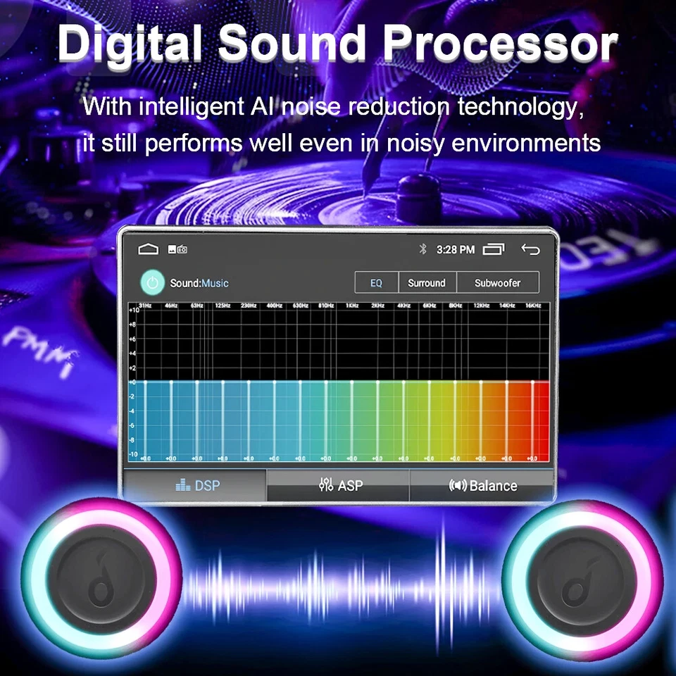 For BMW E46 2001-2005 Stereo Auto CarPlay Car Radio GPS Multimedia Player Screen - Image 2 of 4