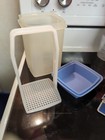 Tupperware Pickle Keeper Pick-a-Deli Container Set 1560-4 Blue 3 Pcs — photo 6