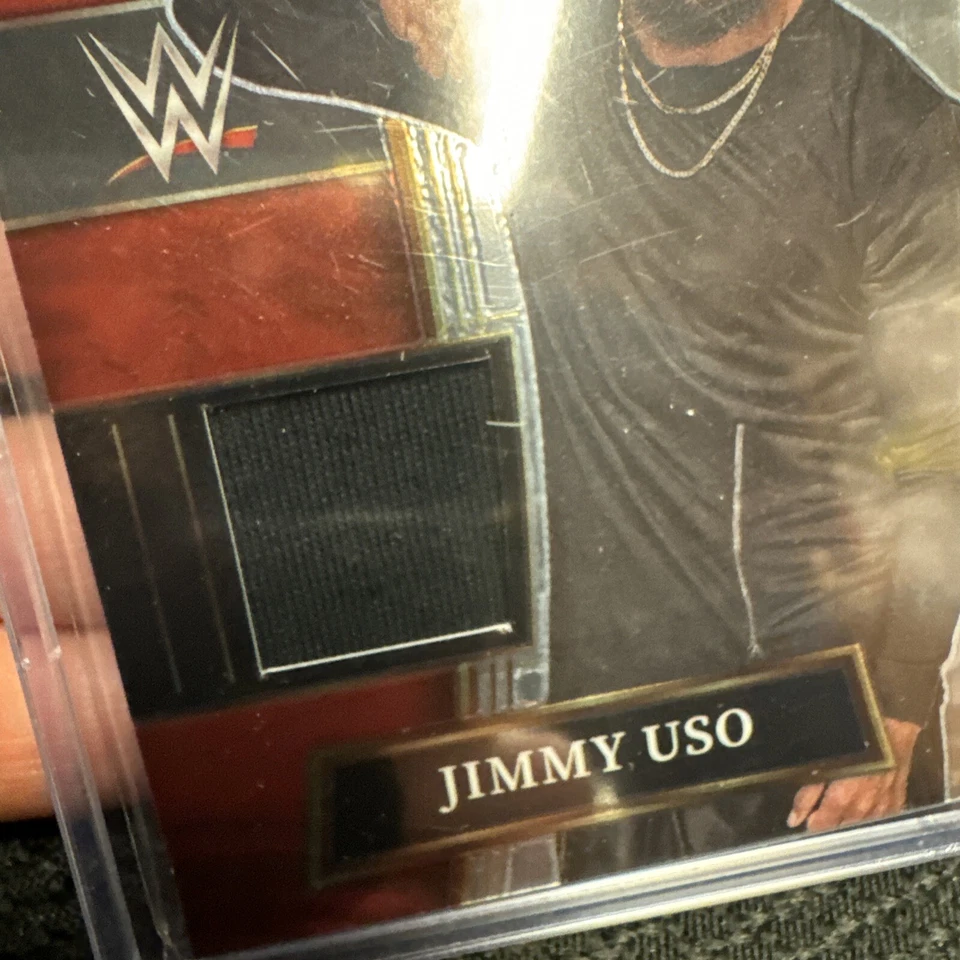 2022 WWE Select -  Selective Swatches  Jimmy Uso Patch Card - Image 4 of 4