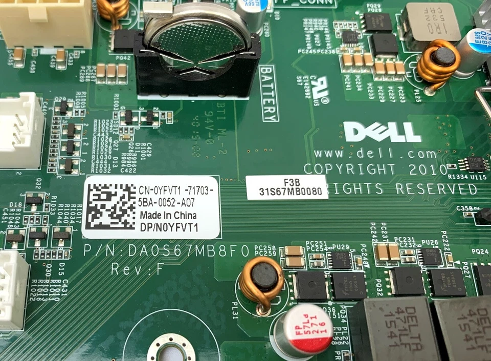 Dell Poweredge R415 Motherboard System Board C32 AMD Socket YFVT1 0YFVT1 - Image 3 of 3