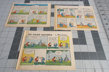 Lot of 3 The Small Society by Brickman Clipped Strips from Sunday comics 1981
