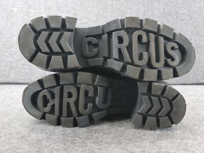 Circus by Sam Edelman Sinead Platform Chunky Combat Boots Black Womens Sz  - Main Image