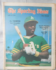 Matt Alexander Oakland Athletics June 10 1978 Sporting News No Label