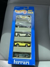 1993 Hot Wheels Ferrari 5 Diecast Car Gift Pack Vintage Mattel 12405 New