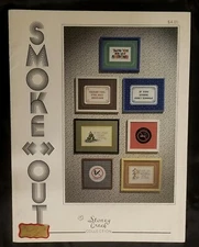 Vintage 1984 Stoney Creek Smoke Out Cross Stitch No Smoking Pattern 