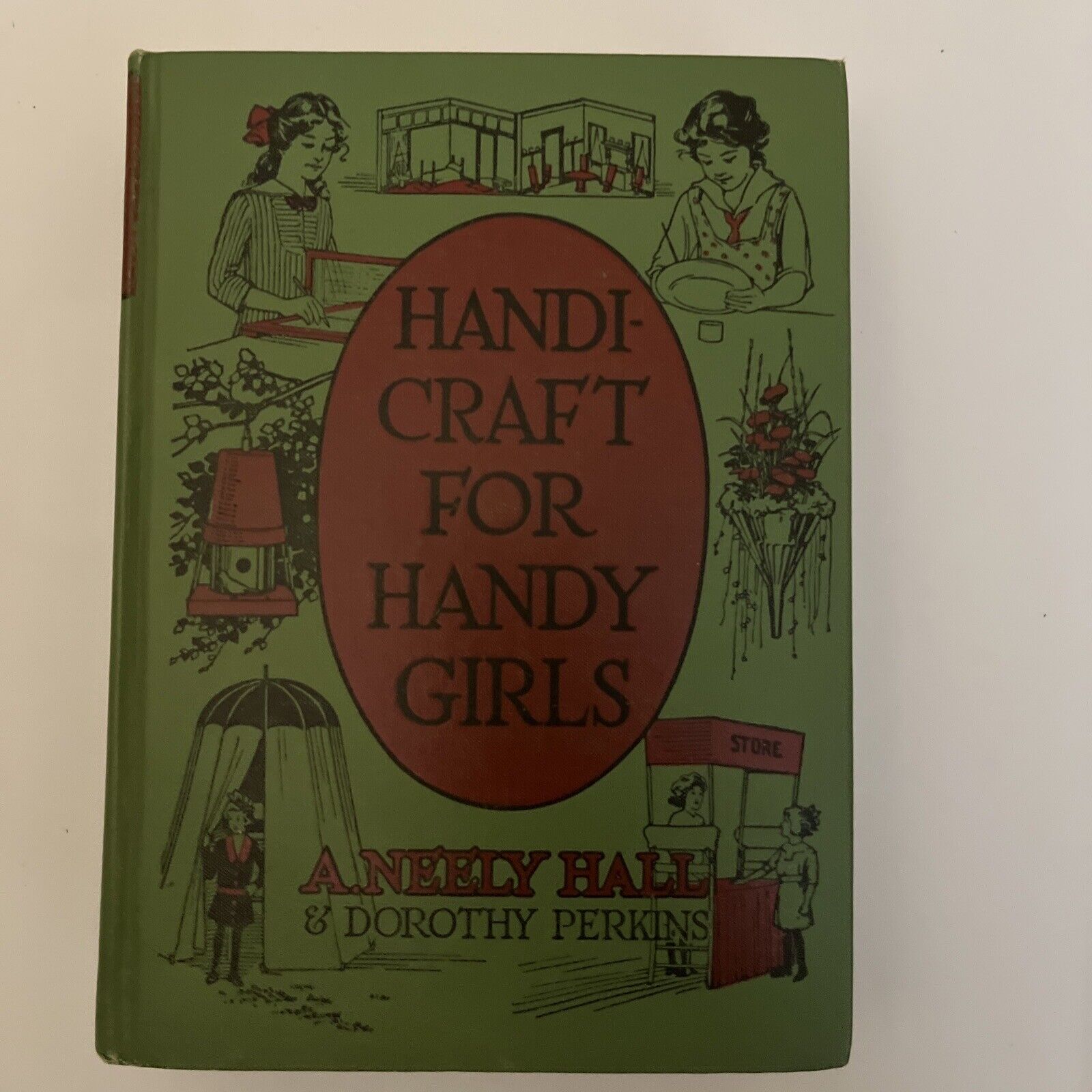 1916 Handi Craft For Handy Girls Halloween Flag Toys Carpentry