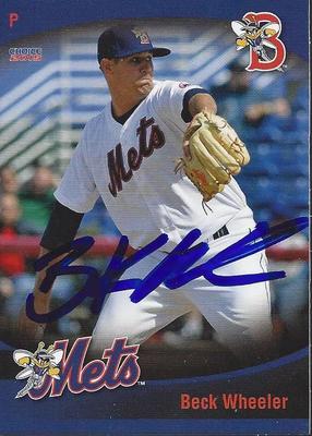 Beck Wheeler 2015 Binghamton Mets Signed Card | eBay