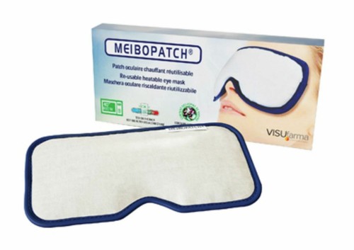 Meibopatch maschera occhi riscaldabile riutilizzabile con striscia reattiva temperatura NUOVA CON ETICHETTE NICOX - Foto 2 di 8