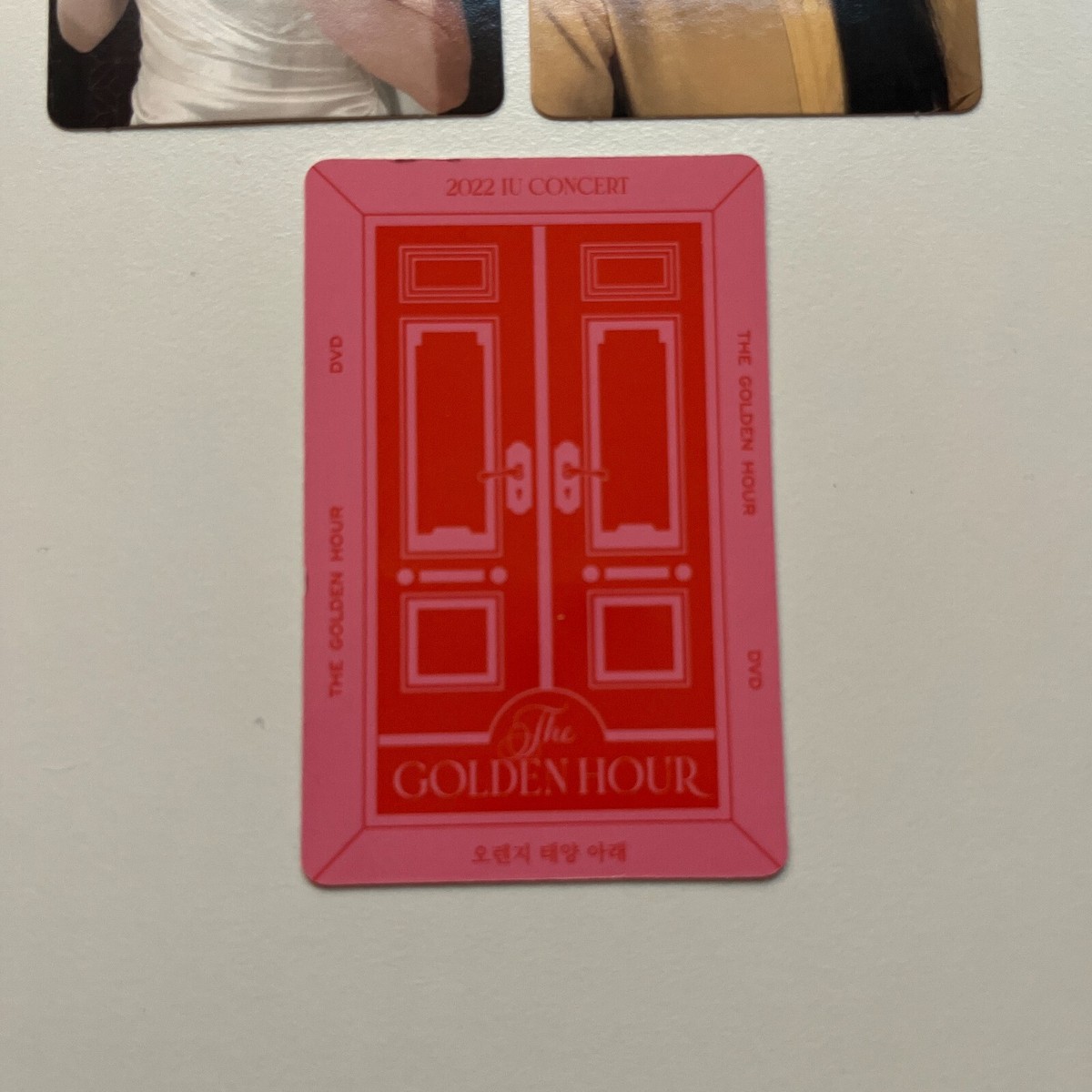 IU Official Authentic Photocard DVD GOLDEN HOUR Kpop - 3 TYPE | eBay