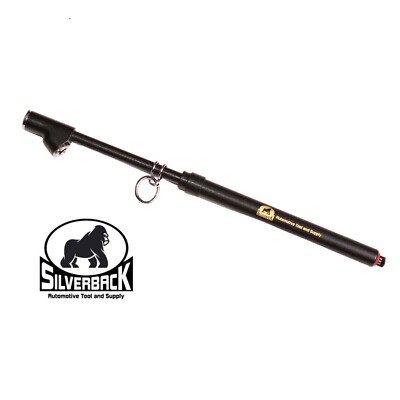 Silverback Midnight Black Dual Foot Truck Tire Pressure Gauge Range 10-150 PSI