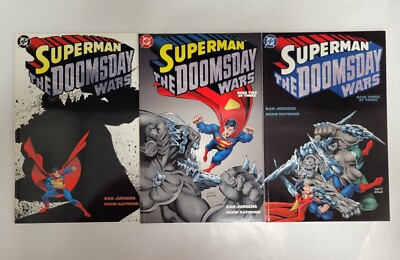 Superman - THE DOOMSDAY WARS BOOKS 1, 2, 3 - 1998 - Dan Jurgens - DC 