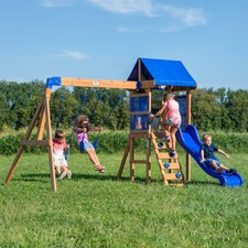 cedar summit richmond lodge wooden play set