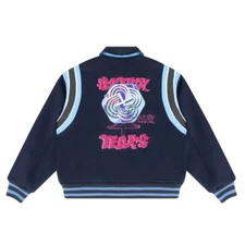 Denim Tears Bstroy Tears Varsity Jacket Men’s Size Large
