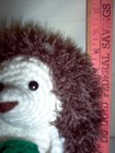 New, handcrafted/crochet Hedgehog, 6" tall, squishy — photo 4