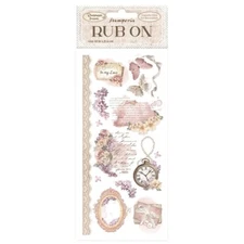 Stamperia Rub-On 4" x 8.5" - Romance Forever To My Love