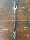 1908 Lunt "Monticello" Sterling Cocktail Seafood Fork with Monogram