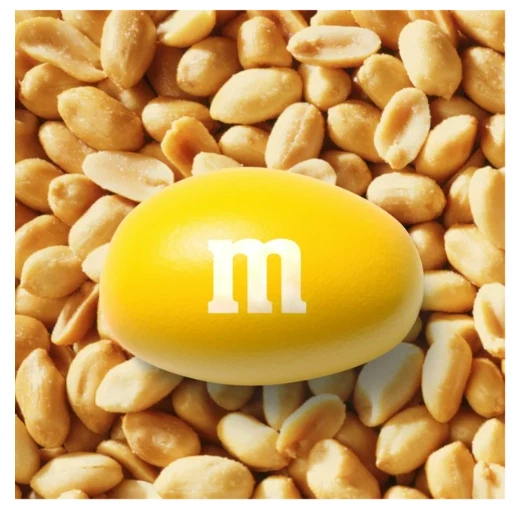 M&M'S, Peanut Milk Chocolate Candies, Family Bag, 345g - Image 2 of 4