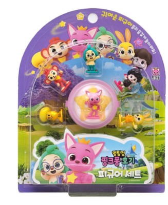 Pinkfong Detective Pinkfong Hogi Wonder Star Figure Set 6EA Korea Toy figure