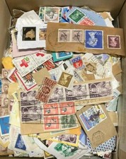 Kiloware Bulk Unsorted 75g International Used Stamps on Paper  Approx 500+ Lot2