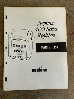 Neptune 400 Series Registers Parts List