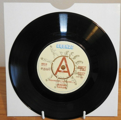 Jeremy Taylor - Prawns In The Game - Promo UK 7'' vinyl single - Excellent
