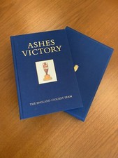 Ashes Victory 2005  Cloth Bound,slip case. Signed  By England Team & Management