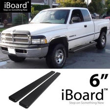 iBoard Stainless Steel 6" Side Steps Fit 94-01 Dodge Ram 1500/2500/3500 Club Cab