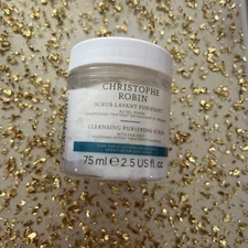 Christophe Robin Cleansing Purifying Scrub Deluxe Travel Size 2.5 oz NEW