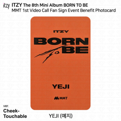 itzy born to be mmt 直筆サイン トレカ チェキ 3/30 ITZY 8th Mini Album Born To Be MMT 1st Video Call Fan Sign Event