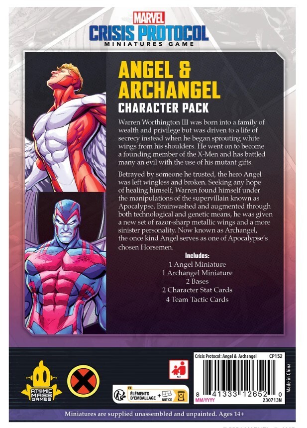 Angel & Archangel Marvel: Crisis Protocol | eBay