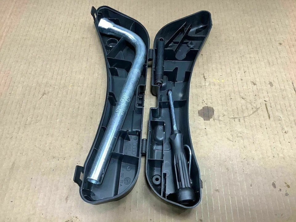 KIT DE HERRAMIENTAS DE EMERGENCIA AUDI A4 2007 B7 QUATTRO LLAVE CON ESTUCHE JUEGO FCTRY Foto 3 de 4