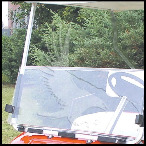 GOLFCO Yamaha G22 Clear Windshield 2003-'06 Folding Style *NEW IN BOX* Golf Cart Part
